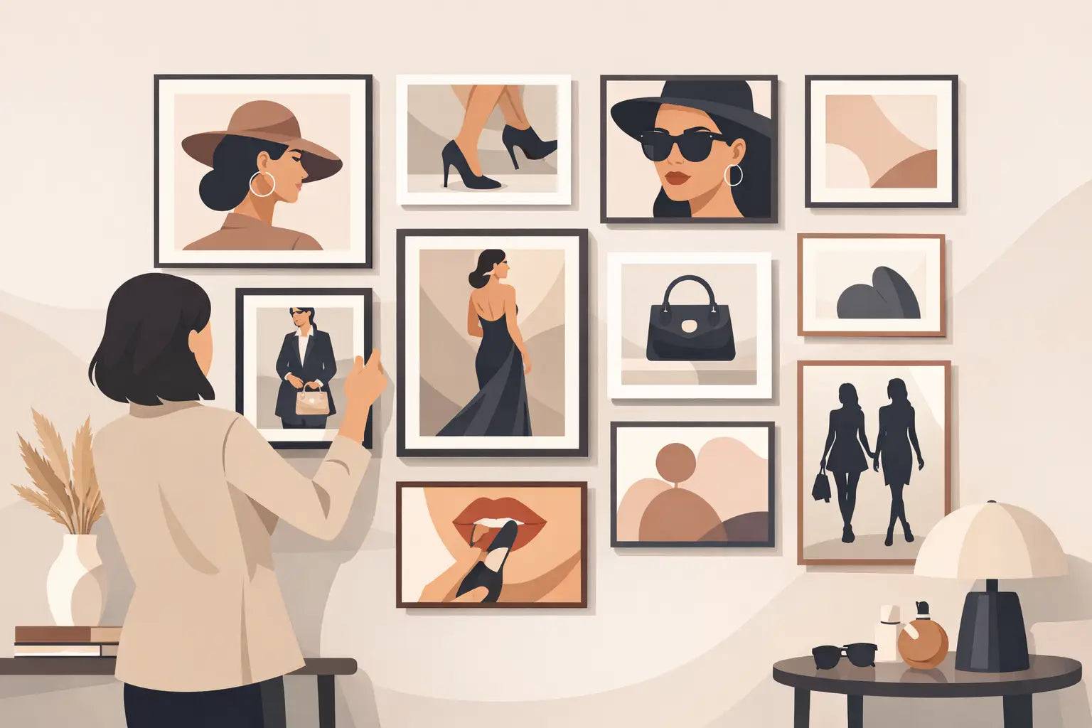 How to Create a Fashion Editorial Gallery Wall