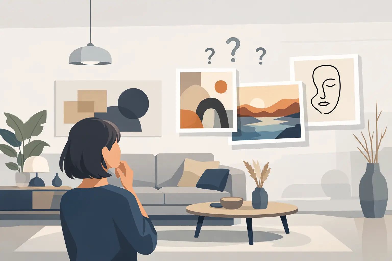 How to Choose Art for a Modern Living Room